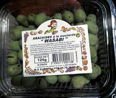 Arachide A La Moutarde Wasabi