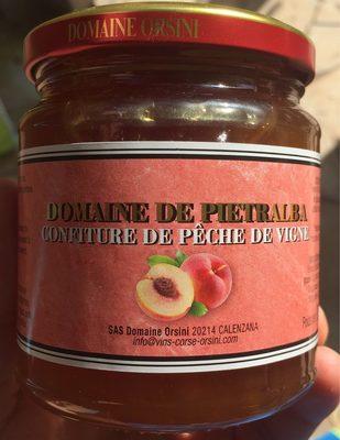 Confiture De Peche De Vigne