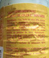 Pommes-Frites-Sauce Ingredients