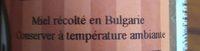 Miel De Fleur Ingredients