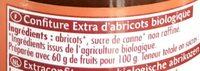 Confiture Extra D'abricots Ingredients