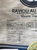 Ravioli Au Broccio Ingredients