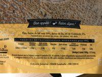 Galette De Bl Noir Ingredients