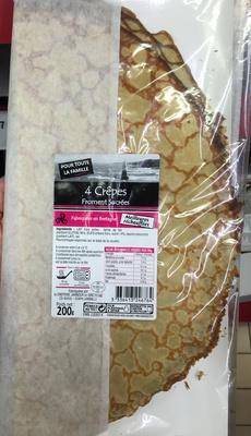 4 Crpes Froment Sucres