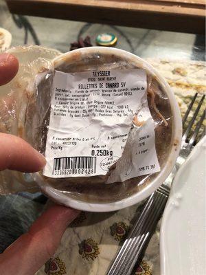 Rillettes De Canard Sv