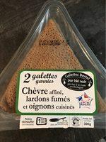 Galettes Garnies Chvre, Lardons Fums/oignons Report Card