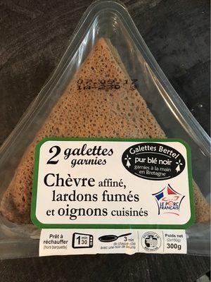 Galettes Garnies Chvre, Lardons Fums/oignons