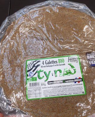 4 Galettes Bio Bl Noir Biologique & Sel De Gurande