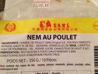 Nem Au Poulet Report Card