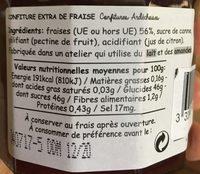 Confiture De Fraise Ingredients
