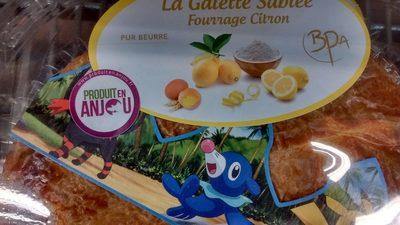 La Galette Sable Fourrage Citron Avec Fve