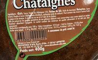 Gateau Corse  La Farine De Chataignes Ingredients