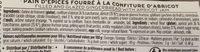 Pain D'pices Fourr  La Confiture D'abricot Ingredients