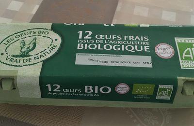 Oeufs Frais Issus De L'agriculture Biologique