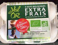 6 Oeufs Extra Frais De Poules Leves En Plein Air Ingredients