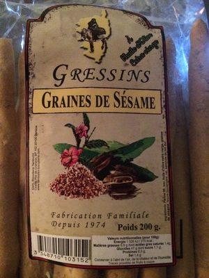 Gressins Aux Graines De Ssame
