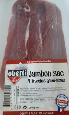 Jambon Sec 4 Tranches