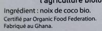Noix De Coco Bio Cueillie  Maturit Ingredients