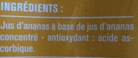 Jus D'ananas  Base De Jus Concentr Ingredients