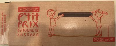 Btonnets Enrobs De Chocolat Au Lait