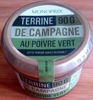 Terrine De Campagne Au Poivre Vert Report Card