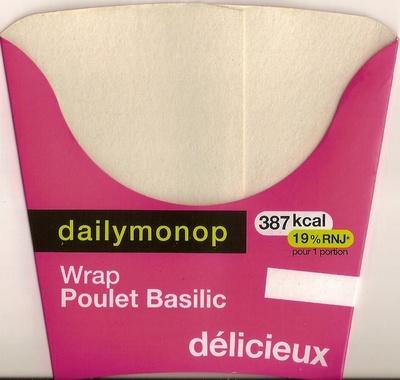 Wrap Poulet Basilic