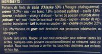 Colin D'Alaska  L'Oseille Sans Artes, Surgel Ingredients