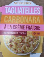 Tagliatelles Carbonara  La Crme Frache Report Card