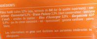 Fusilli Aux 4 Fromages Ingredients