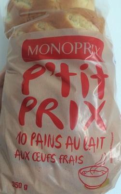 10 Pains Au Lait Aux Ufs Frais