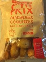 Madeleines Coquilles Aux Oeufs Frais Report Card