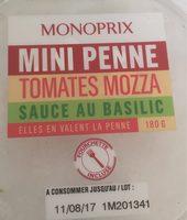 Mini Penne Tomates Mozza Report Card