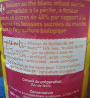 Th Blanc Infus Saveur Pche Ingredients