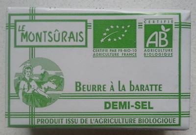 Beurre  La Baratte Demi-Sel Bio (80 % MG)