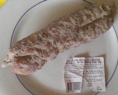 Saucisson Sec Pur Porc Suprieur Cendre