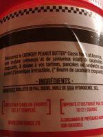 Peanut Butter Crunchy Ingredients