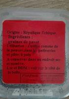 Graines De Pavot Ingredients