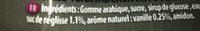 Pate Vanillee A La Reglisse Ingredients