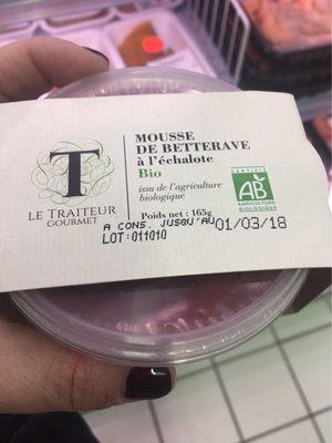 Mousse De Betterave  Lechalote