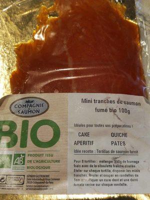 Mini Tranches Saumon Fum Bio