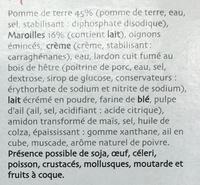 Gratin De Maroilles Ingredients