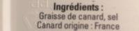 Graisse De Canard Fondue Ingredients