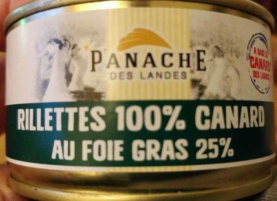 Rillettes 100% Canard Au Foie Gras 25%