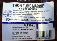 Thon Fum Marin Ingredients