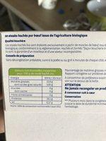 Steak Hache Facon Bouchere Ingredients