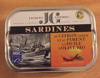 Sardines Au Citron Confit Et Au Piment  L'huile D'olive Bio Report Card