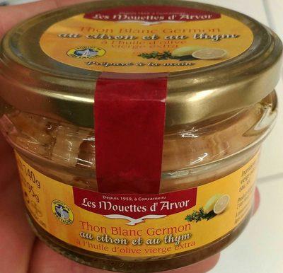 Thon Blanc Germon Au Citron Et Au Thym