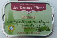 Sardines Au Basilic Et Au Thym LES MOUETTES D'ARVOR, Boite 1/6 Report Card