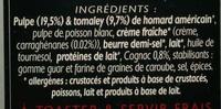 Mousse Au Homard Aromatise Au Cognac Ingredients