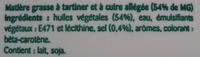 St Hubert Omga 3 (Doux, Tartine Et Cuisson), (54 % MG) Maxi Format Ingredients